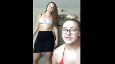 Blonde, American, american hotties in bikini on periscope